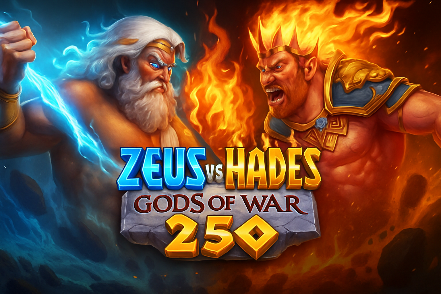 Zeus vs Hades Gods of War 250