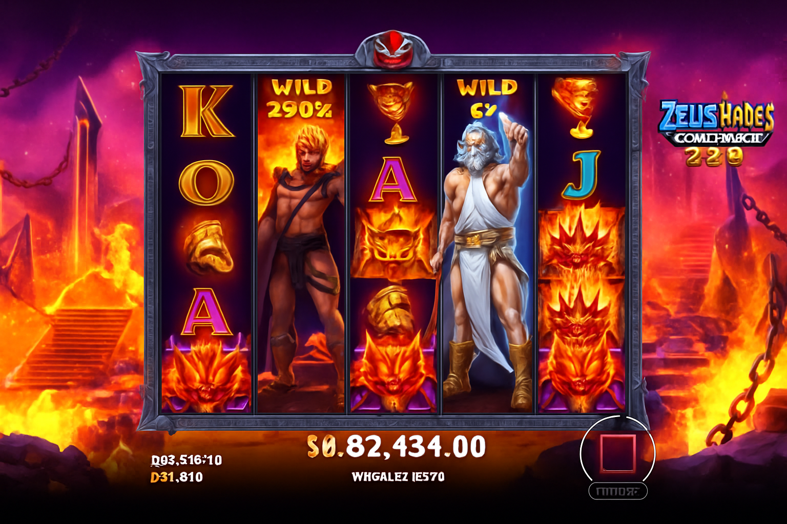 Zeus vs Hades Gods of War 250 preview